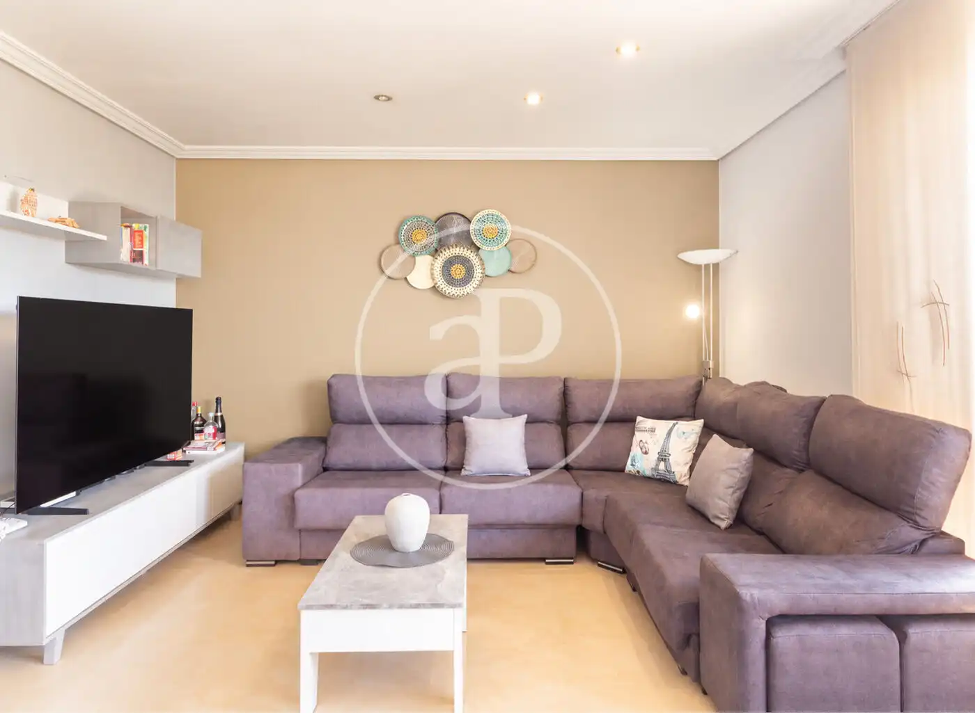 Sala de estar de Ático en venta en Campanar