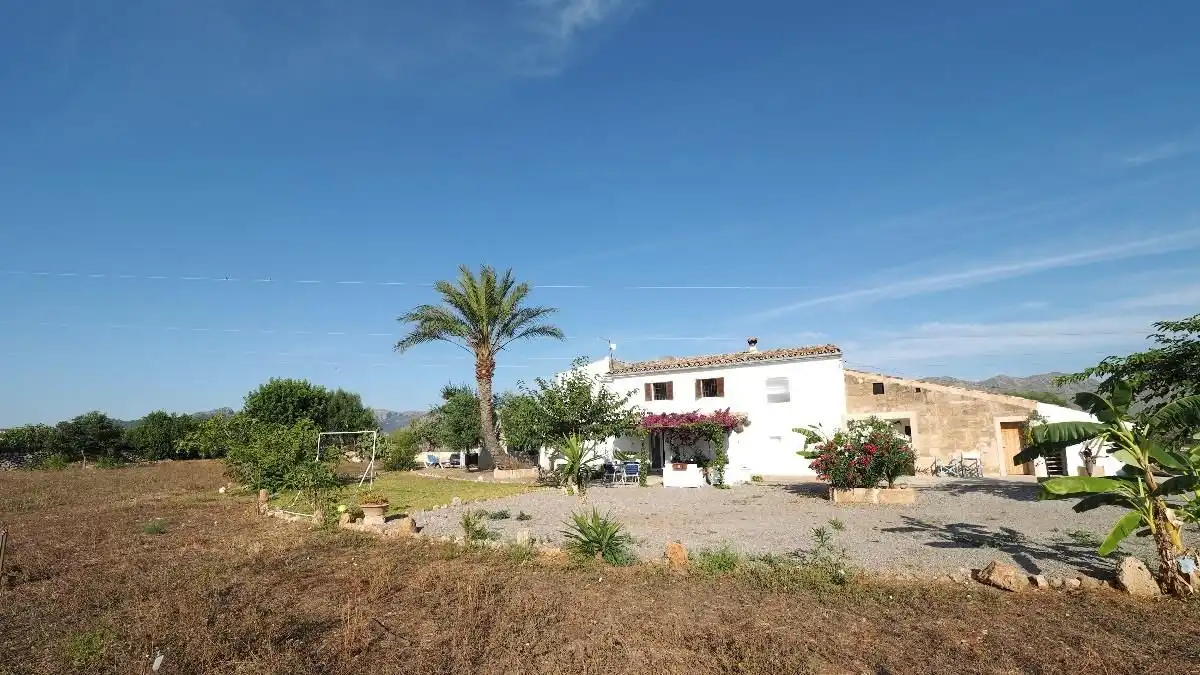 Vista exterior de Finca rústica en venta en Pollença con Calefacción, Jardín privado y Terraza