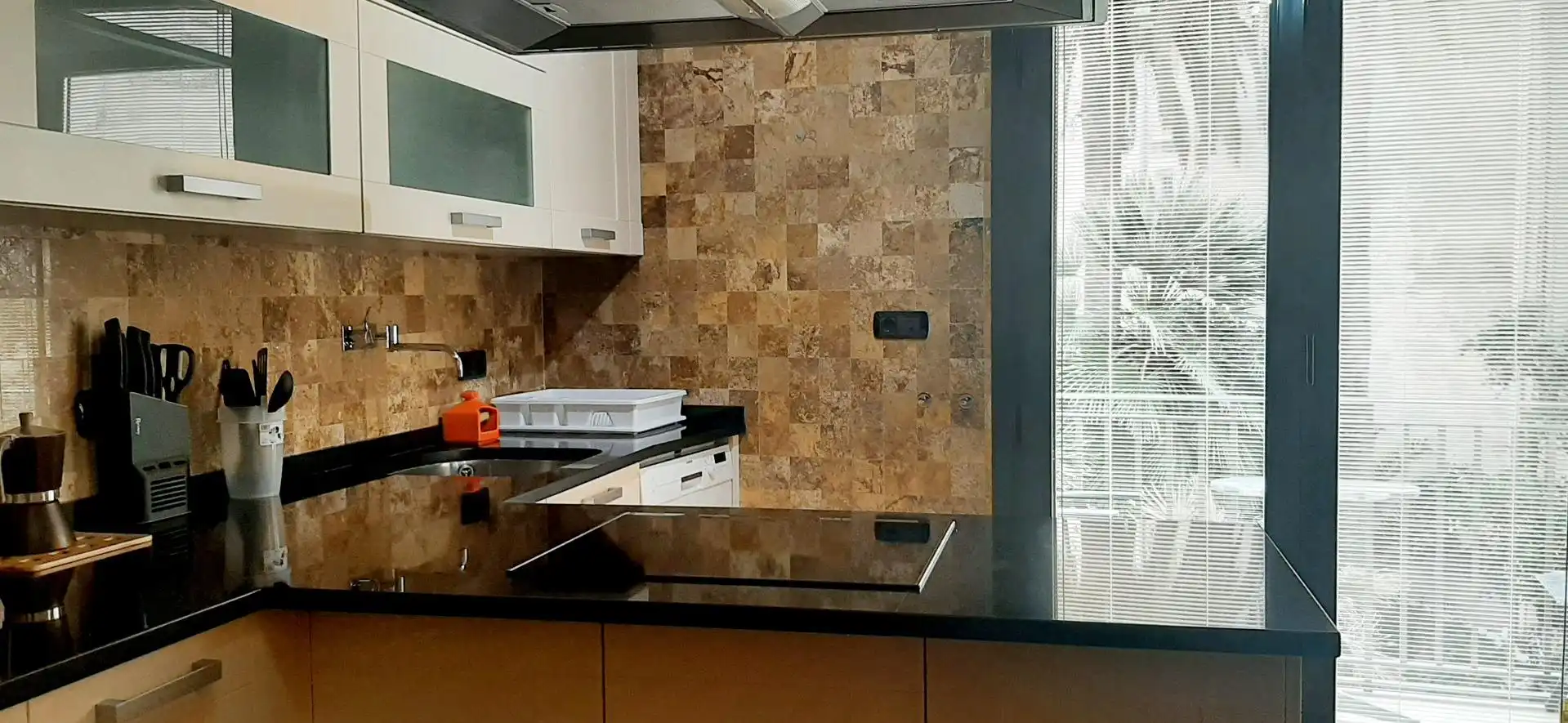 Kitchen of Flat for rent in Sitges  with Air Conditioner, Heating and Furnished