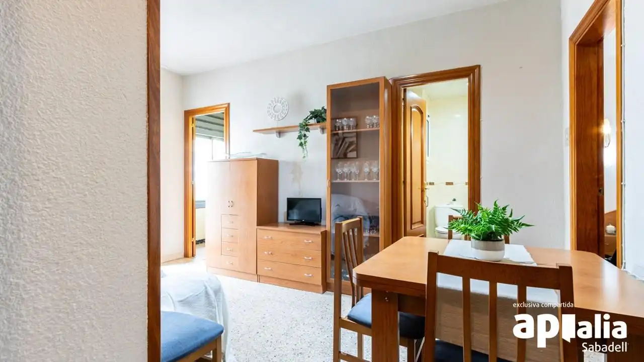 Wohnzimmer von Wohnung zum Verkauf in Sabadell mit Heizung und Balkon