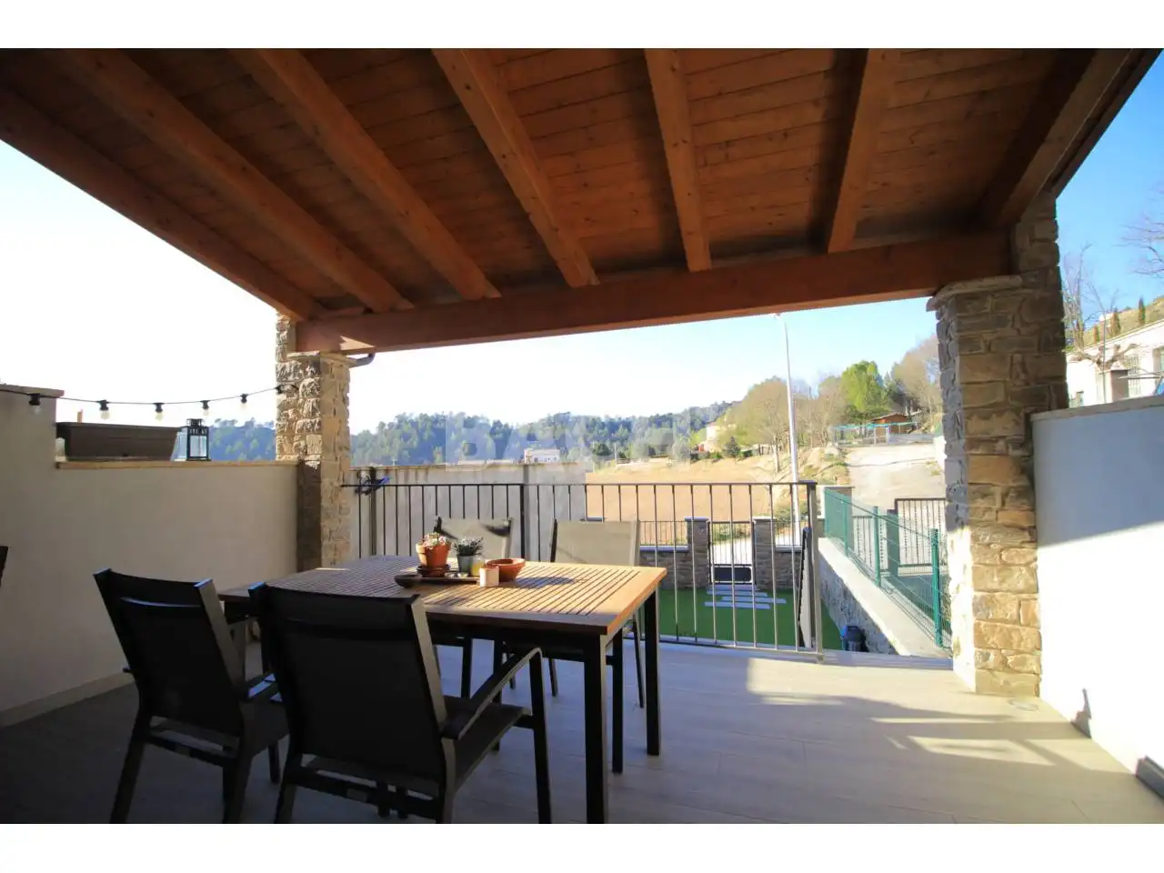 Terraza de Casa o chalet de alquiler en Oristà con Calefacción, Jardín privado y Parquet