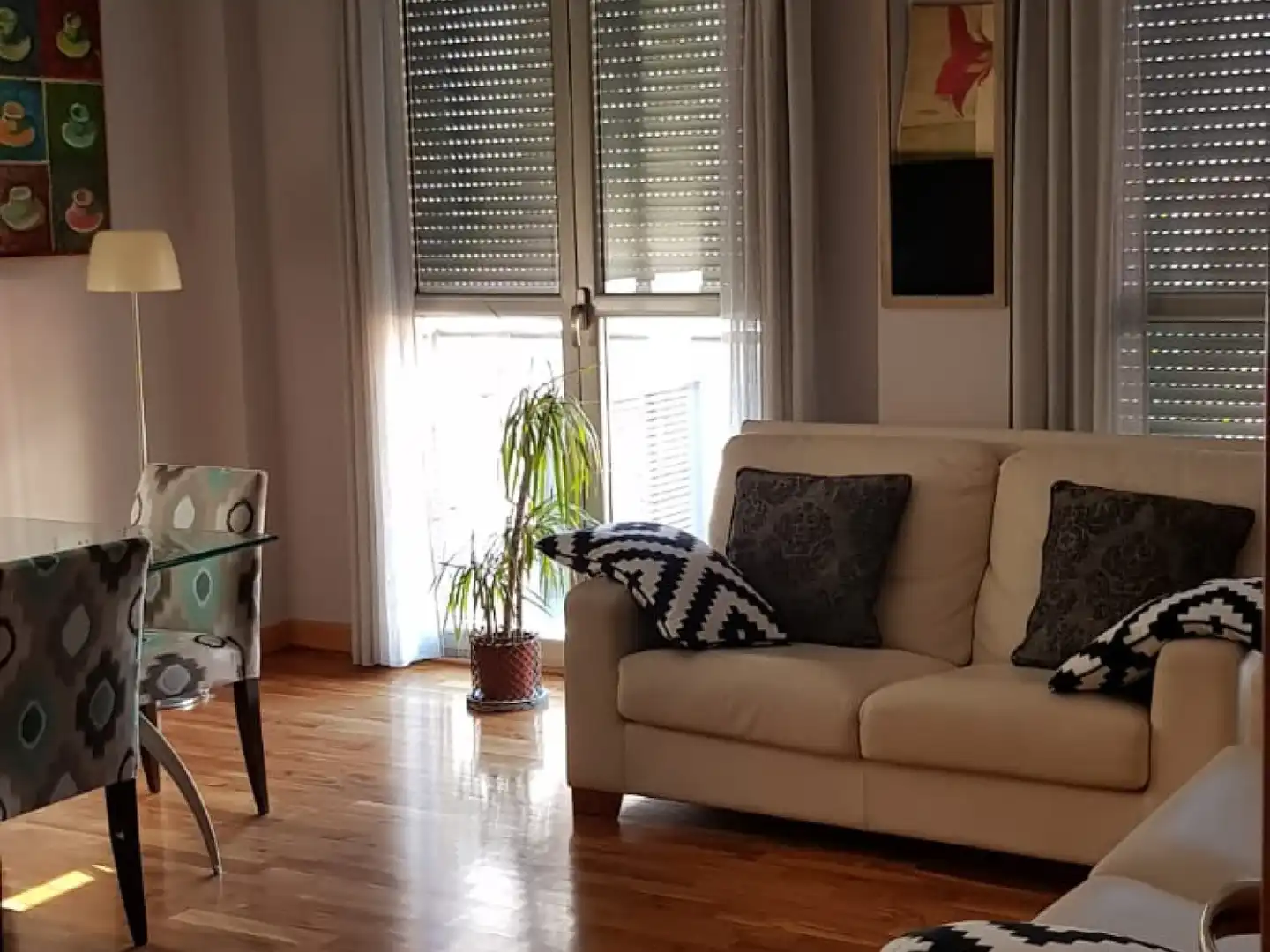 Living room of Flat for rent in Murcia  with Furnished and Washing machine