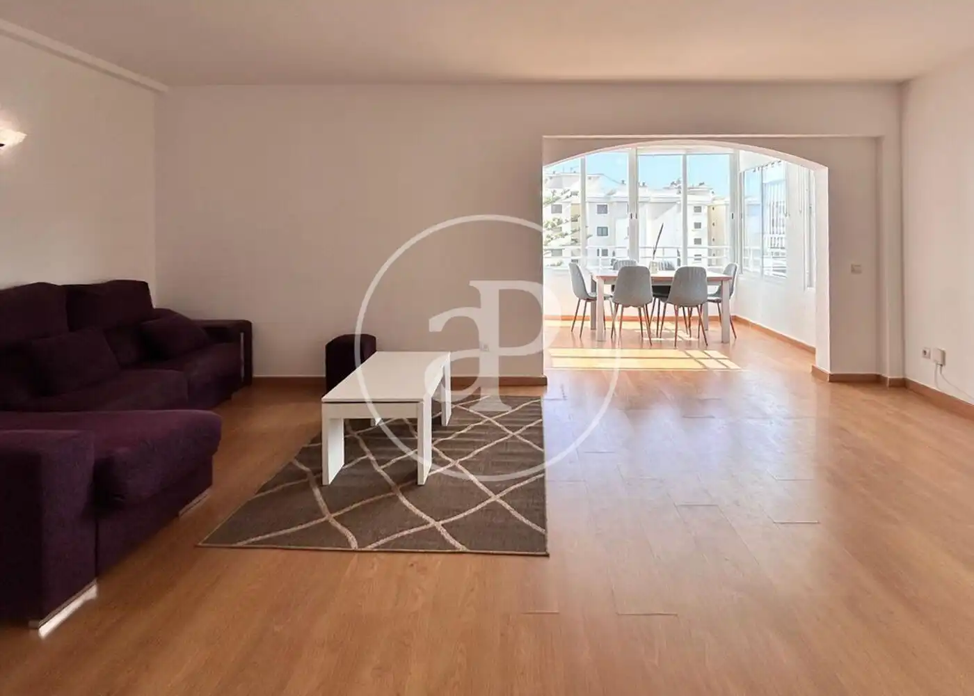 Living room of Flat for rent in Calvià  with Air Conditioner, Heating and Private garden