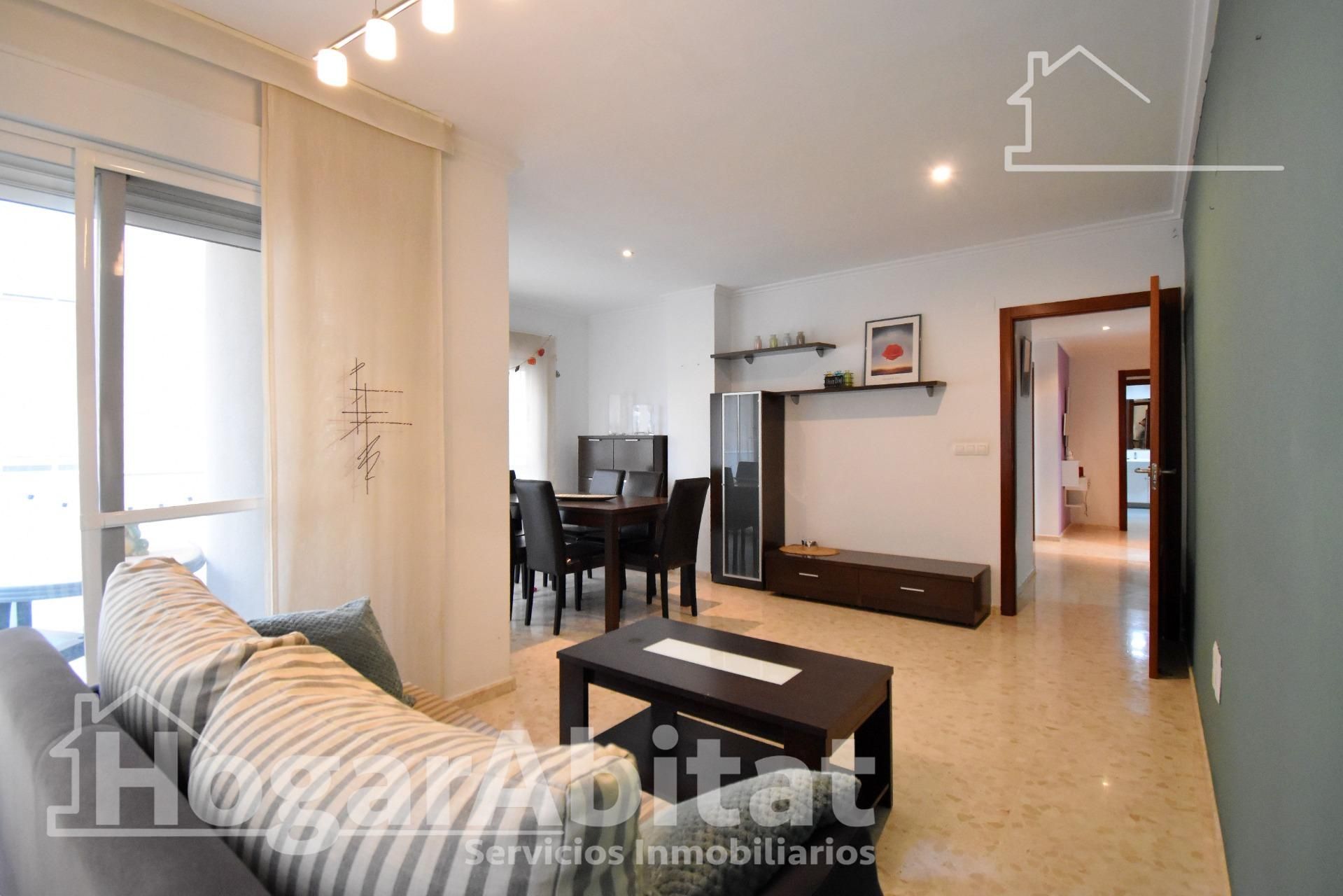 Living room of Flat for sale in Dénia  with Air Conditioner, Terrace and Storage room