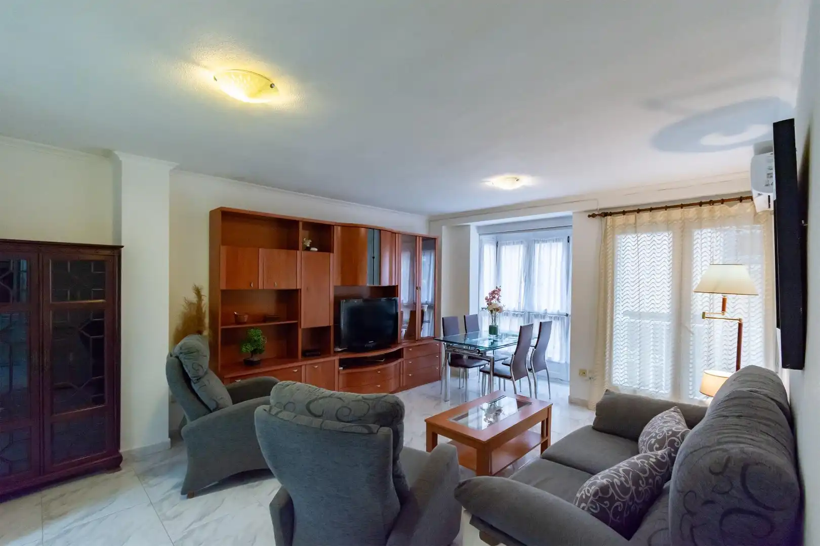Sala de estar de Piso en venta en Cartagena con Aire acondicionado, Trastero y Amueblado