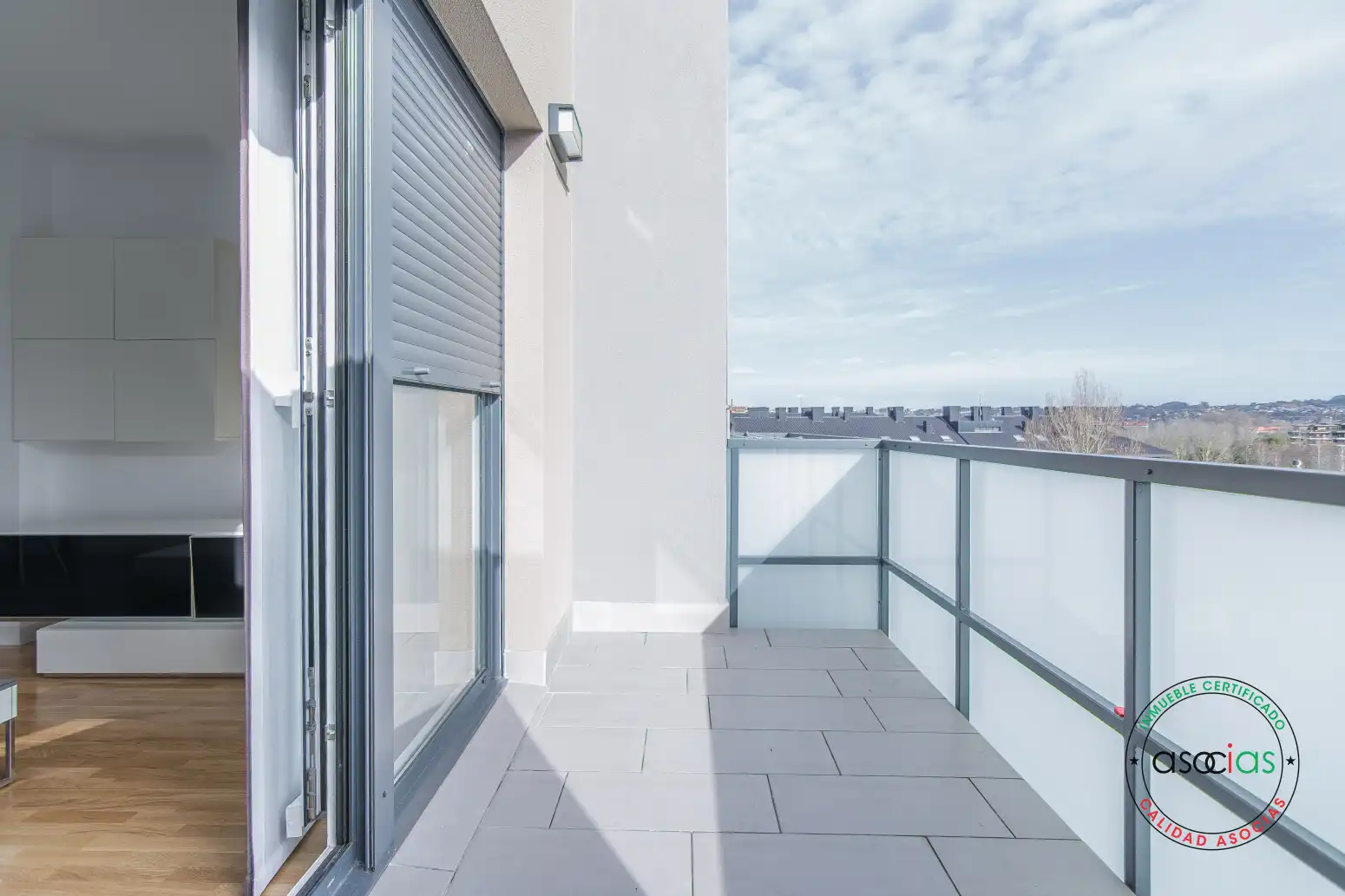 Balcony of Flat for sale in Gijón   with Heating, Terrace and Storage room