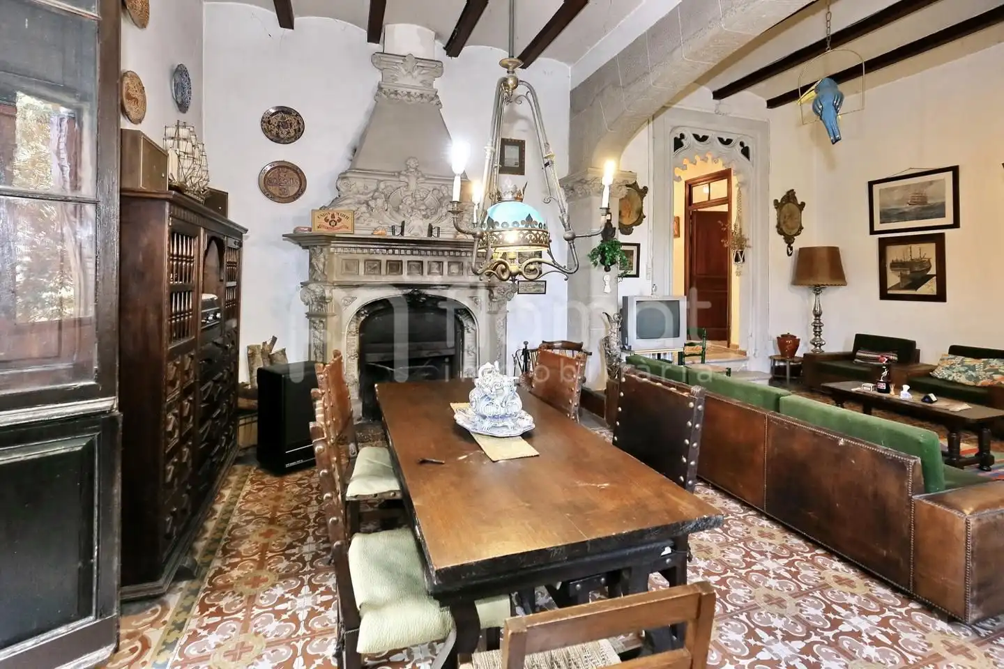 Menjador de Casa o xalet en venda en Castellar del Vallès