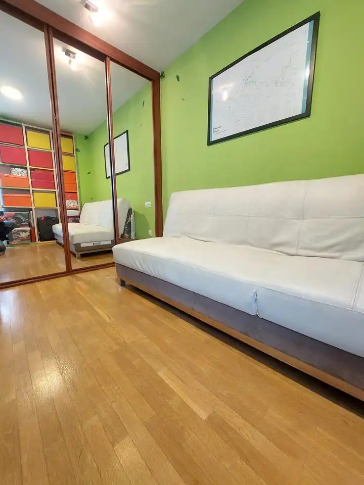Sala de estar de Piso en venta en Gijón  con Calefacción, Trastero y Amueblado