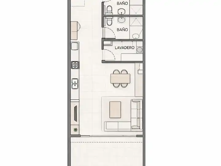 Flat with garden for sale in sant roc 24, imagen 10