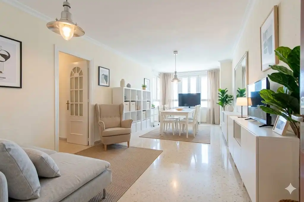 Sala de estar de Piso en venta en Sevilla con Aire acondicionado y Calefacción