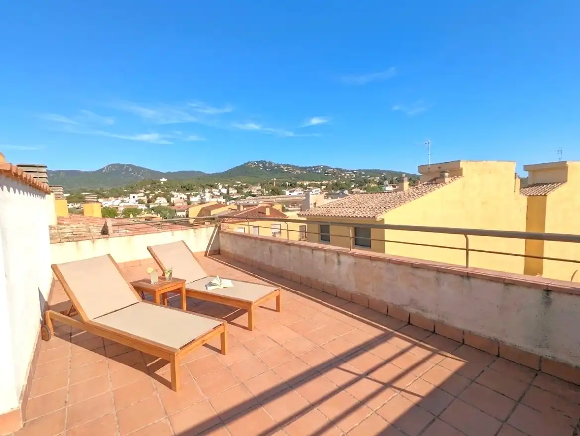 Terrassa de Dúplex en venda en Santa Cristina d'Aro amb Aire condicionat, Calefacció i Terrassa