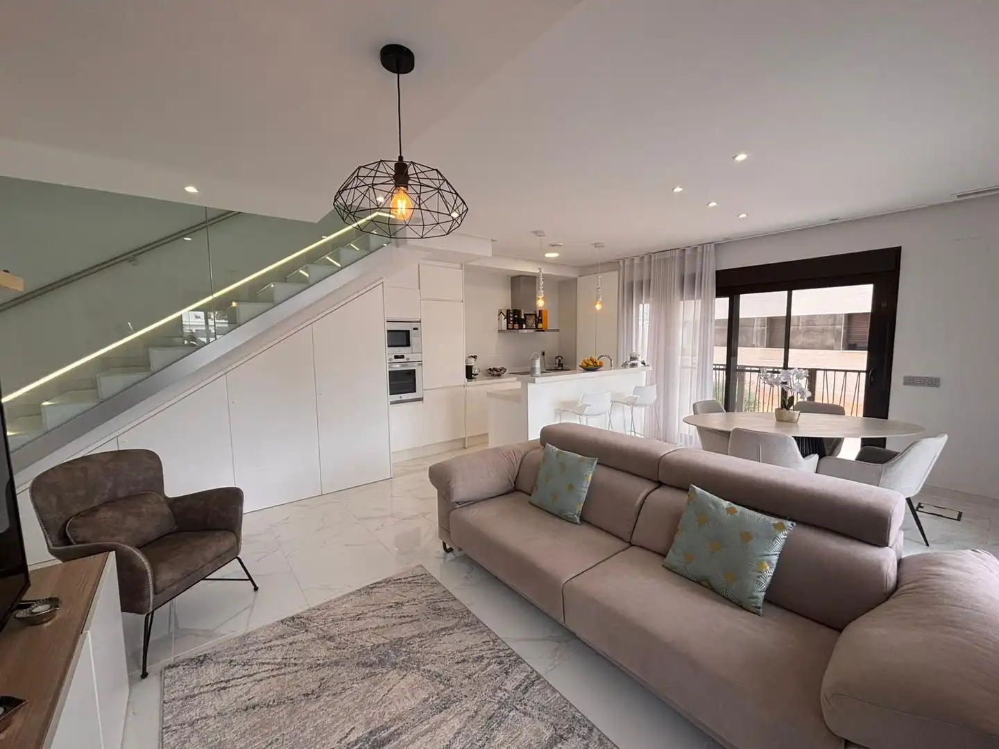 Living room of Houses for sale in Torre-Pacheco  with Air Conditioner, Heating and Private garden
