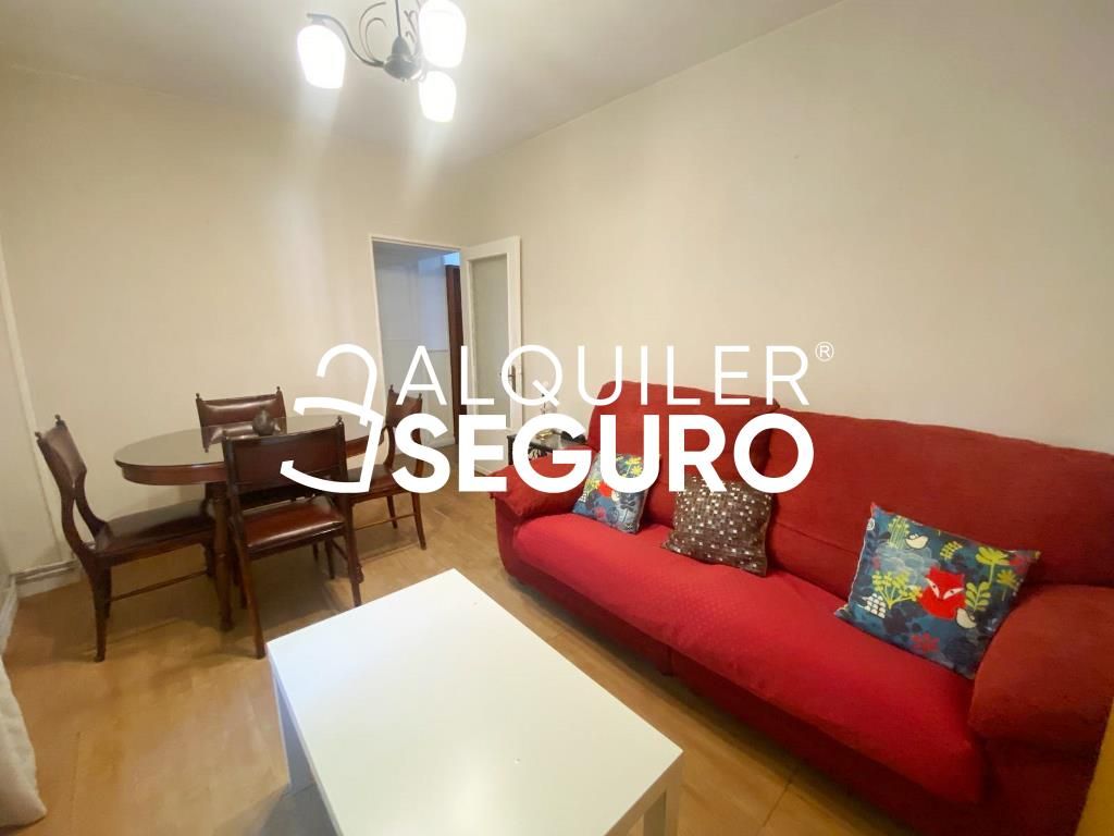 Living room of Flat to rent in  Madrid Capital  with Heating and Furnished