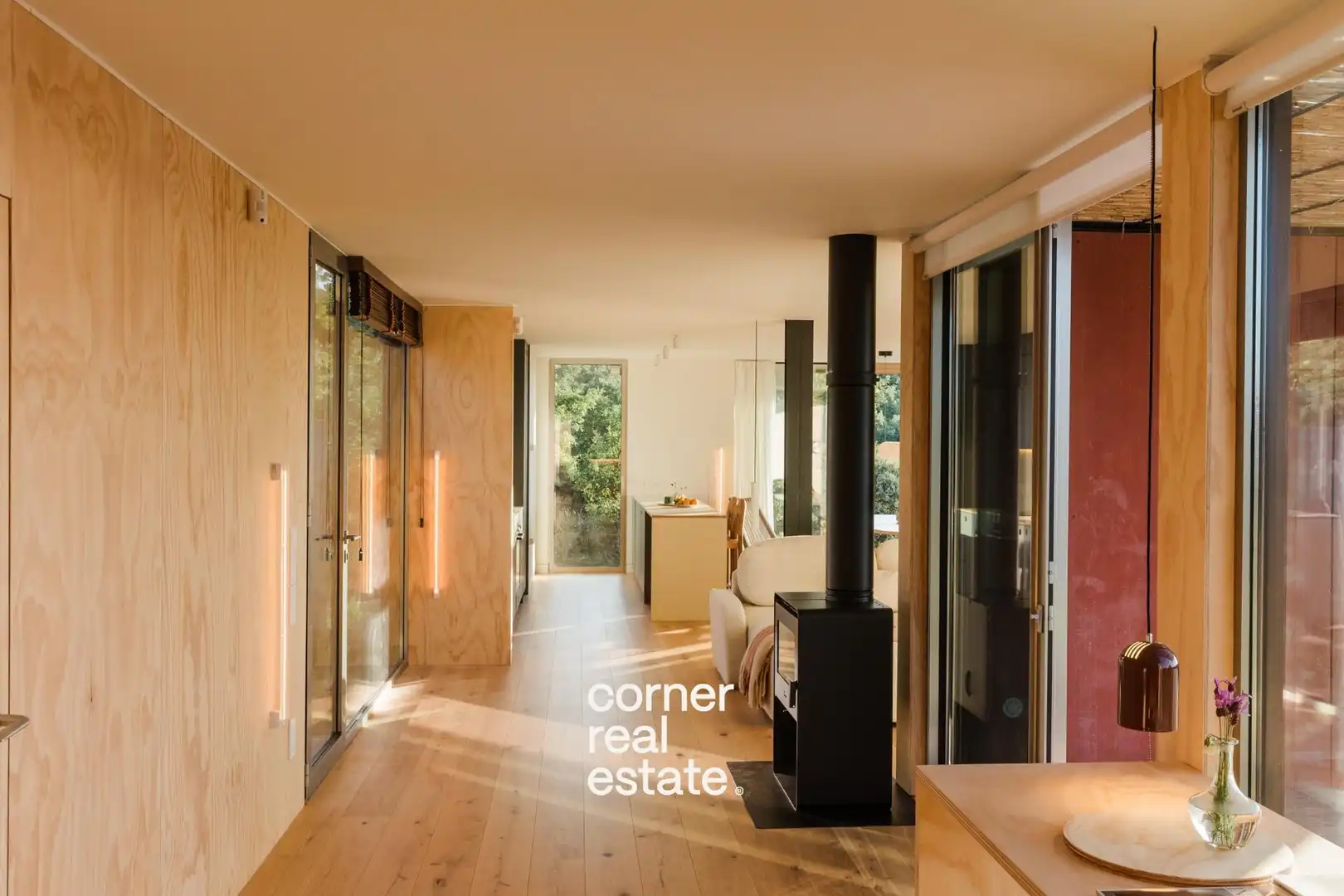 Living room of Houses for sale in Sant Cugat del Vallès  with Air Conditioner, Heating and Private garden
