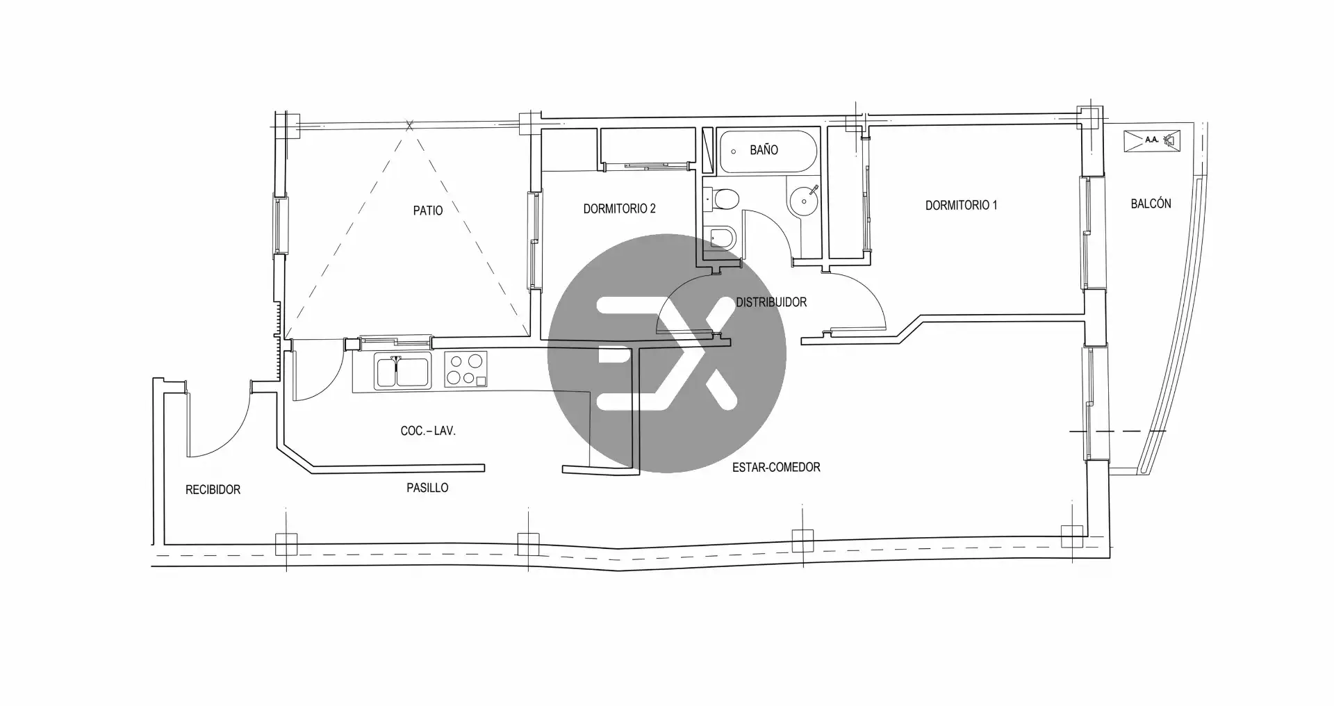 Flat for sale in Castelldefels  with Air Conditioner, Heating and Parquet flooring
