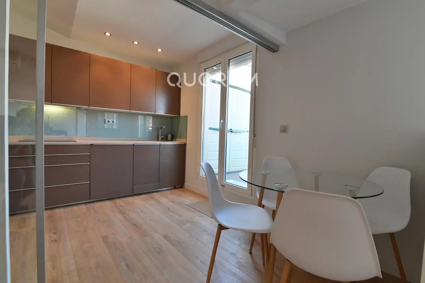Küche von Wohnung zur Miete in Bilbao  mit Klimaanlage, Heizung und Terrasse