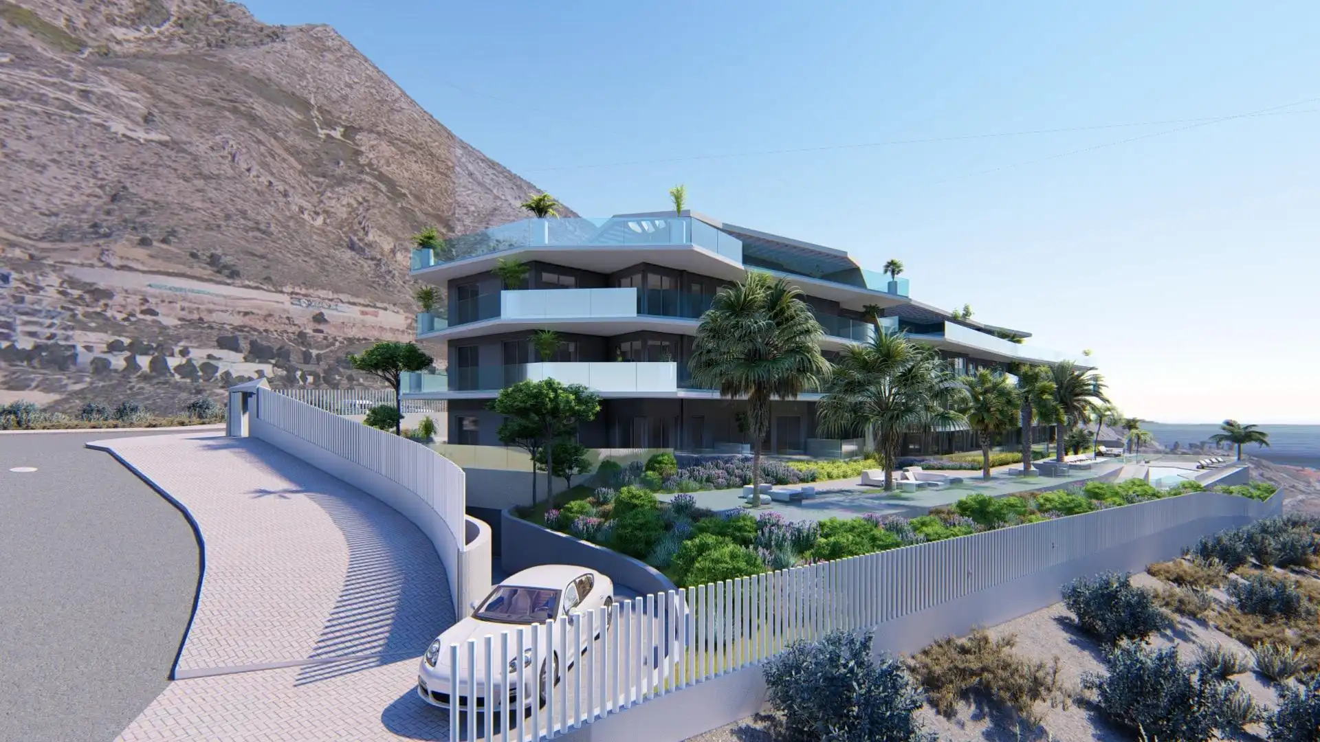 Vista exterior de Ático en venta en Benalmádena con Aire acondicionado, Terraza y Piscina comunitaria
