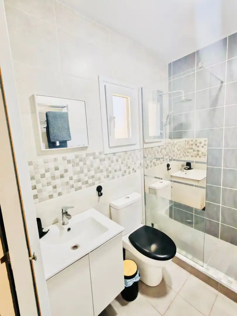 Bathroom of Apartments for rent in Torrevieja  with Air Conditioner, Furnished and Balcony