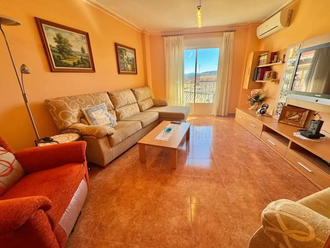 Living room of Flat for sale in Ayora  with Air Conditioner, Heating and Terrace