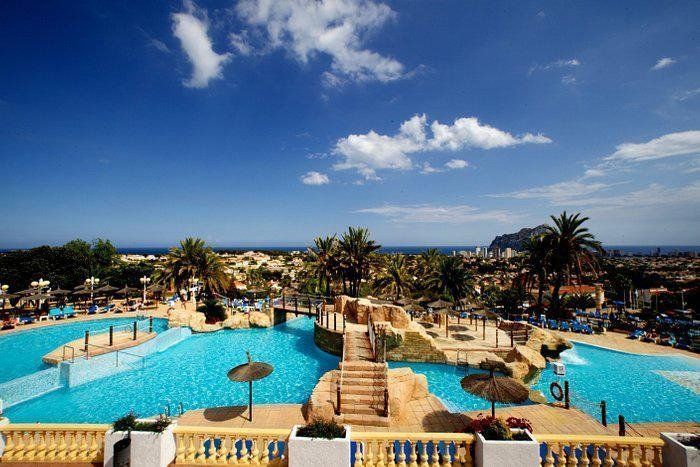 Swimming pool of House or chalet for sale in Calpe / Calp  with Air Conditioner and Community pool
