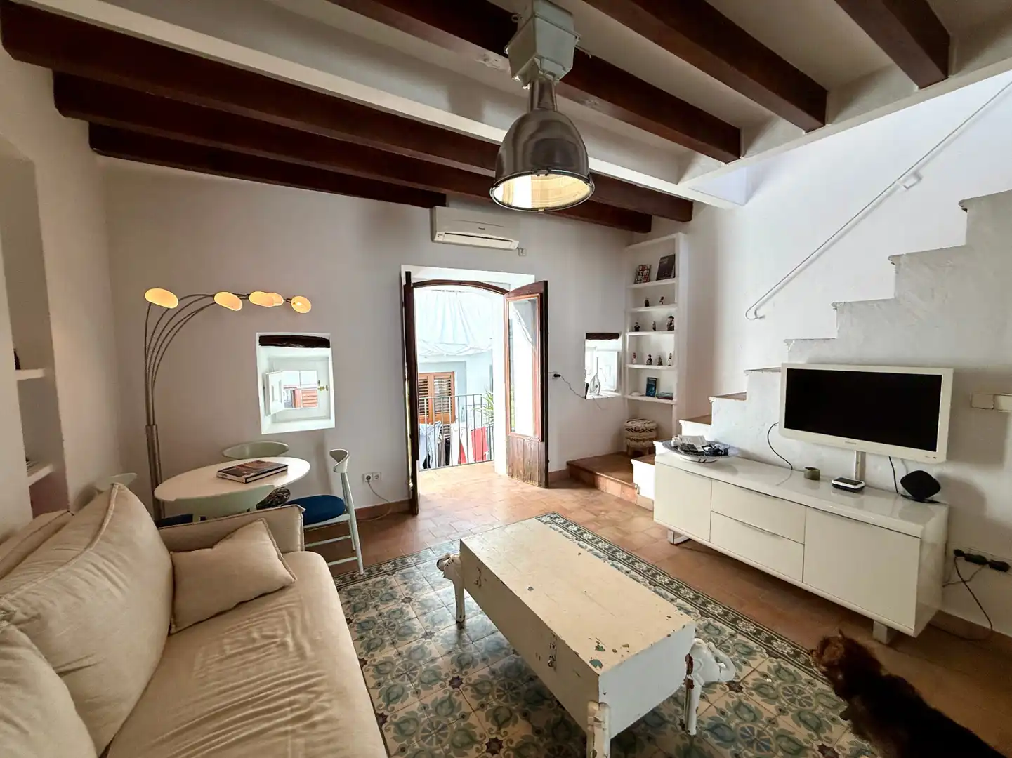 Sala d'estar de Apartament en venda en Eivissa amb Aire condicionat, Calefacció i Terrassa