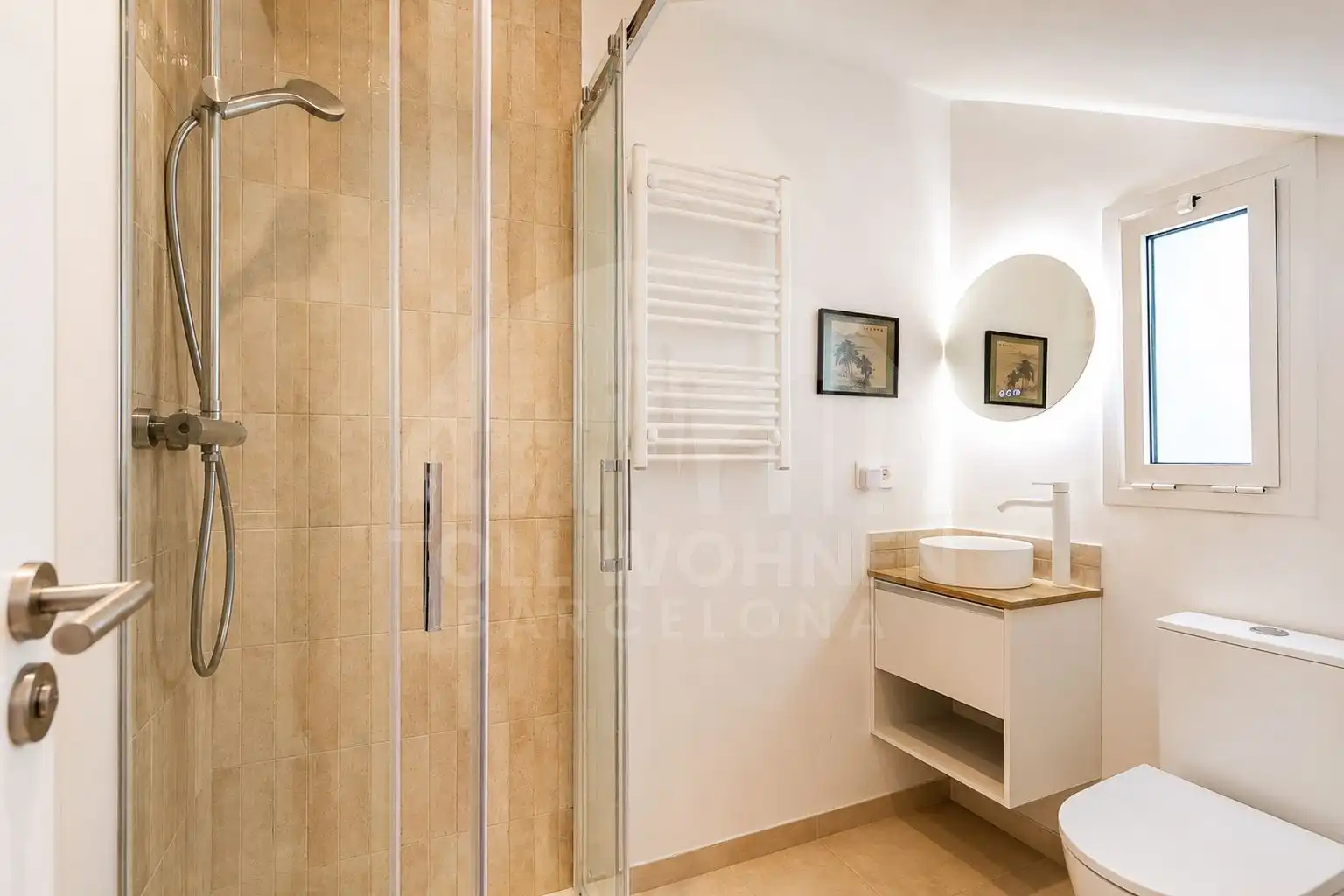 Baño de Ático en venta en Barcelona con Aire acondicionado y Terraza