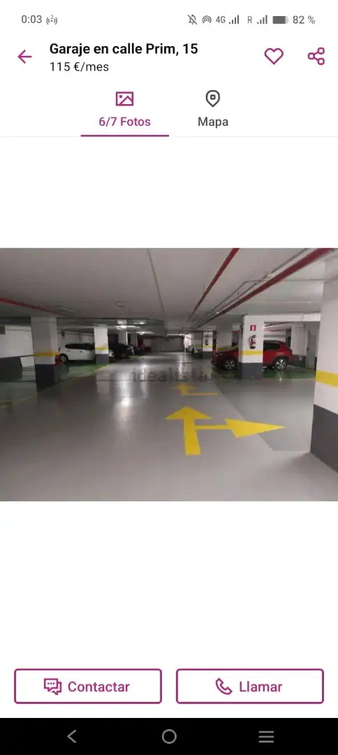 Parkplatz von Garage zur Miete in Bilbao 
