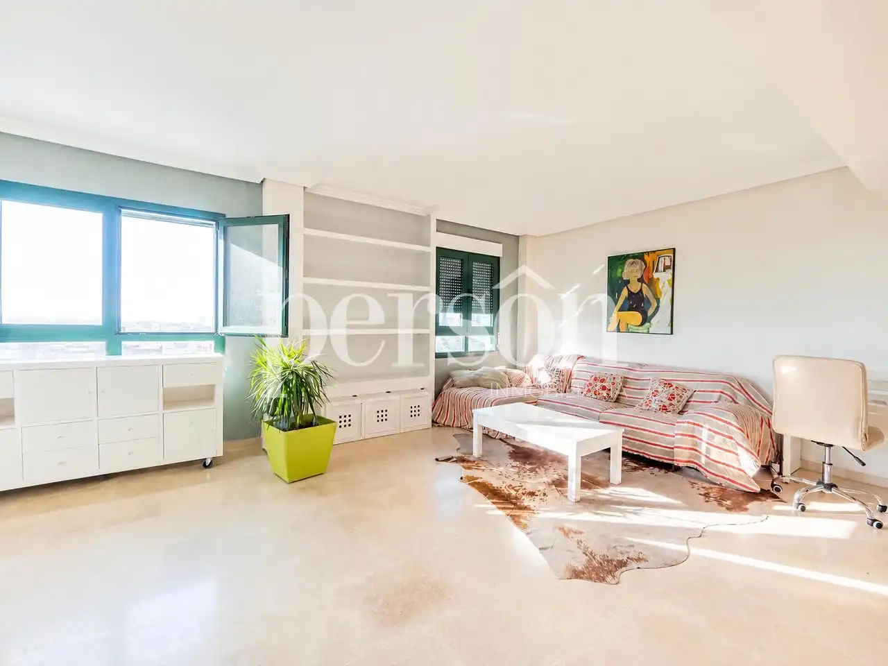 Sala d'estar de Pis en venda en Valencia amb Aire condicionat, Calefacció i Terrassa