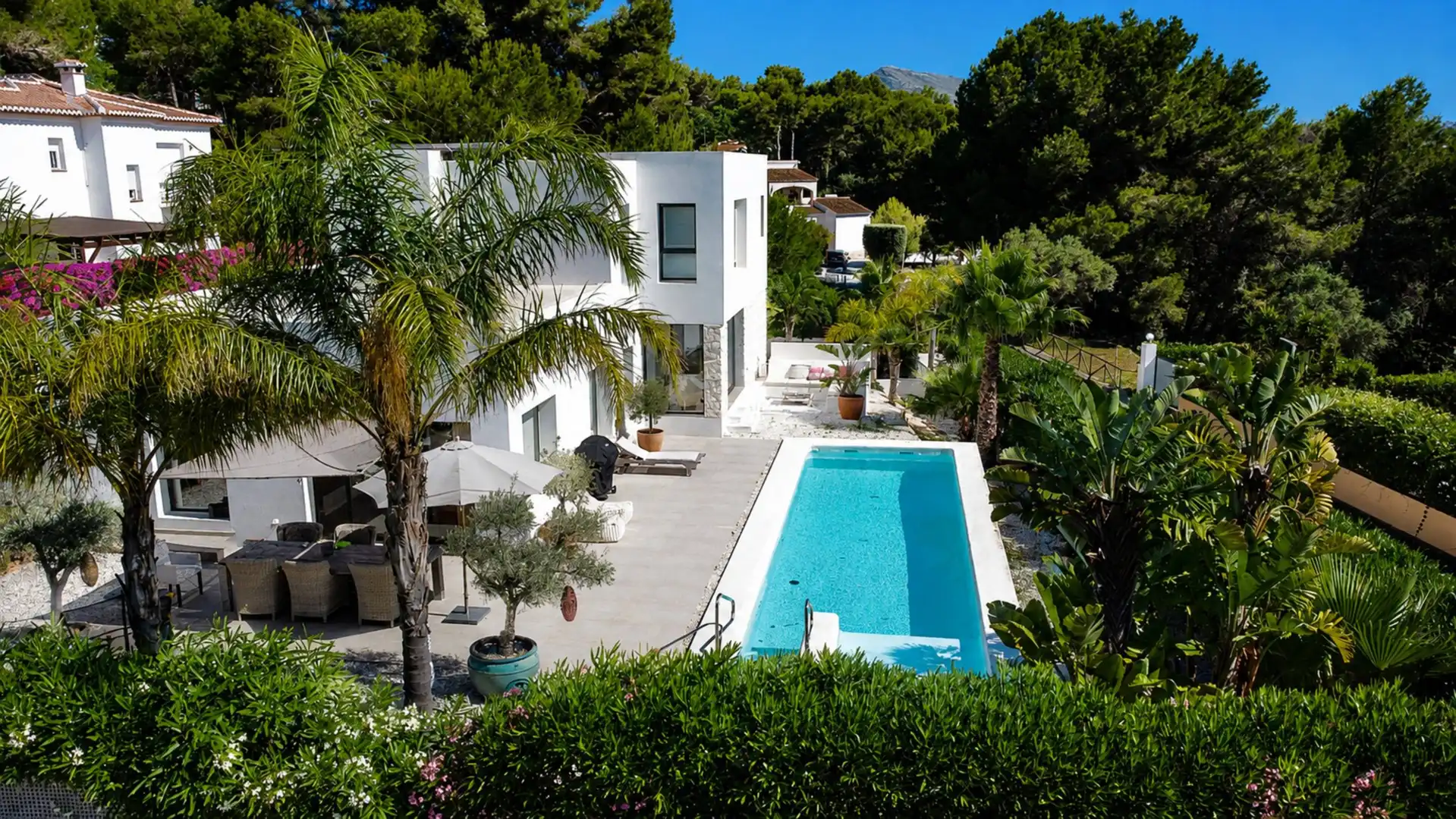 Vista exterior de Casa o xalet en venda en Jávea / Xàbia amb Aire condicionat, Calefacció i Jardí privat