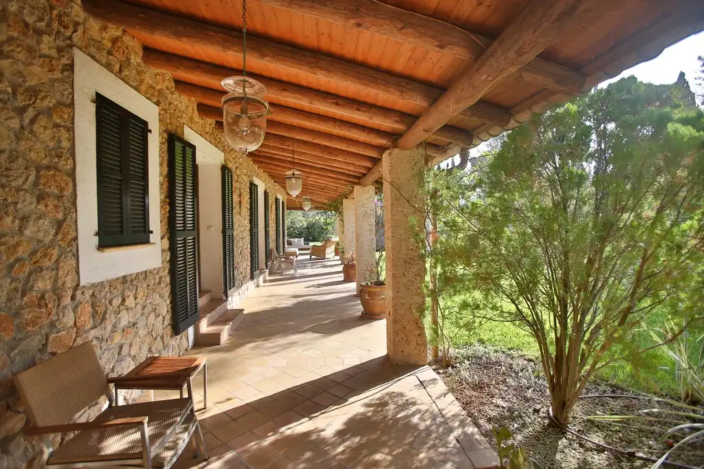 Terrace of Country homes for sale in Pollença  with Air Conditioner, Heating and Private garden