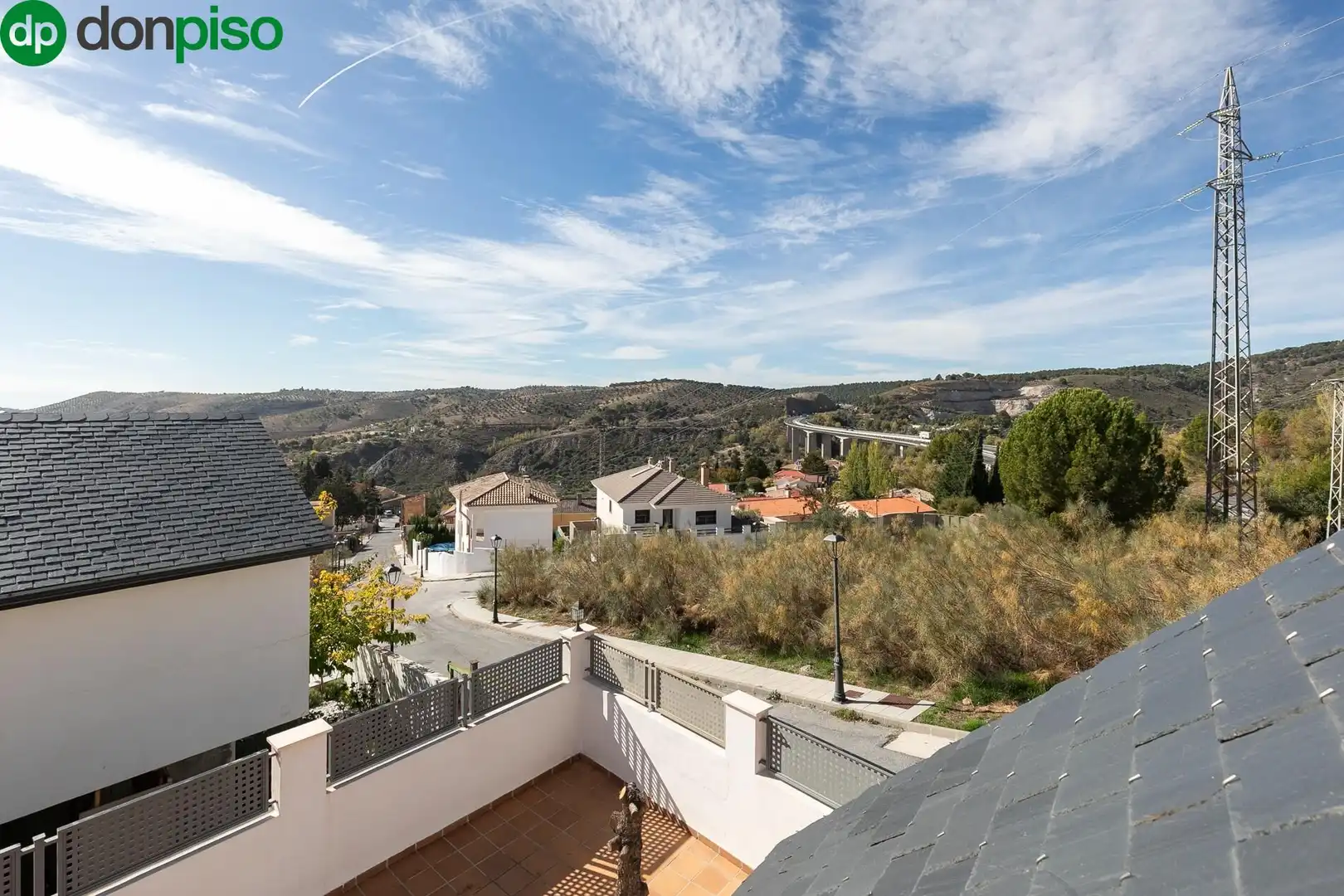 Exterior view of Houses for sale in Huétor de Santillán  with Heating, Private garden and Swimming Pool