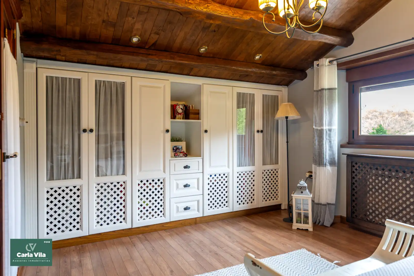Bedroom of Houses for sale in Lugo  with Heating, Private garden and Parquet flooring