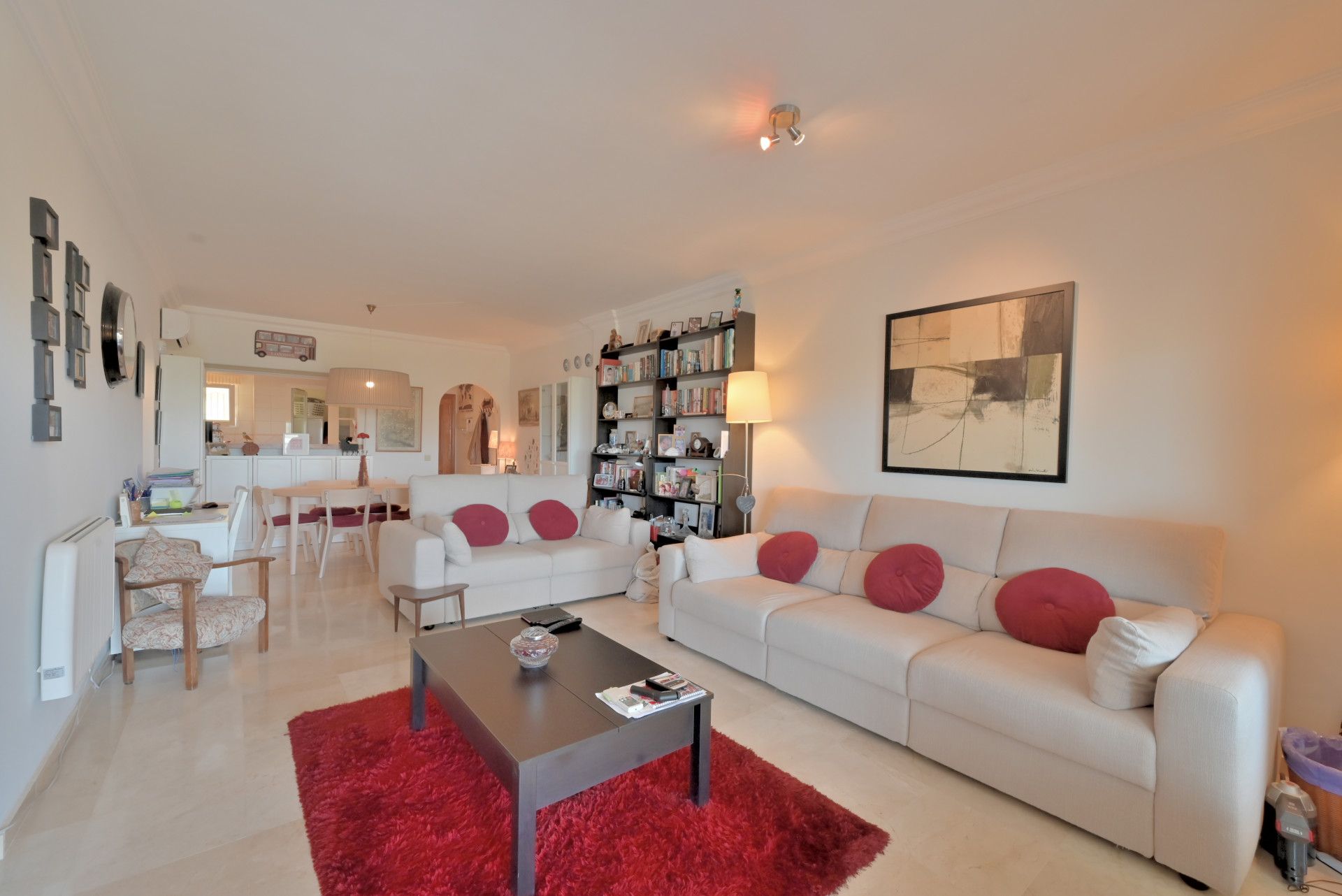 Living room of Apartment for sale in Mijas  with Air Conditioner, Terrace and Swimming Pool