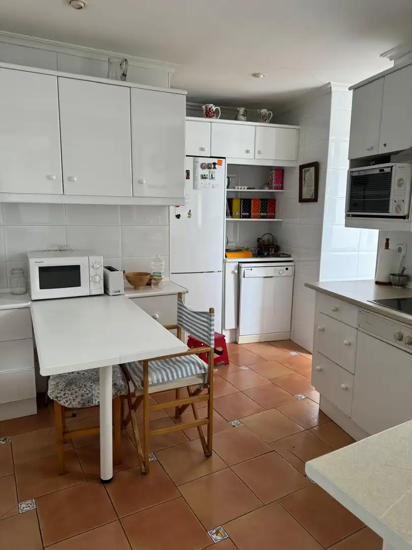 Cuina de Casa o xalet en venda en Alcázar de San Juan amb Calefacció, Terrassa i Balcó