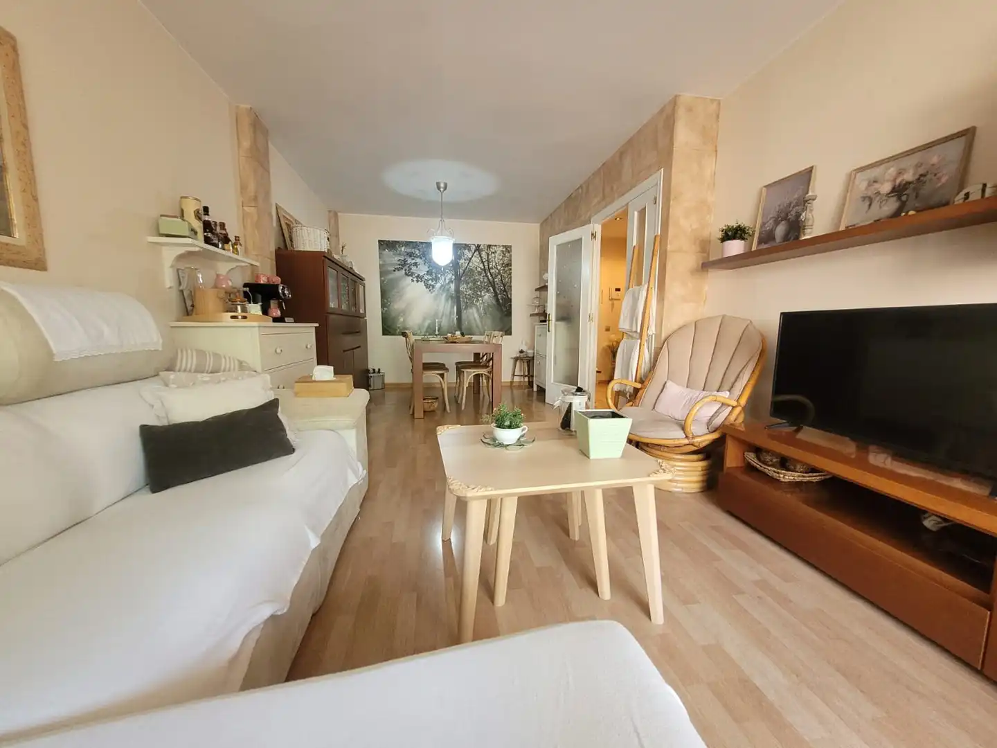 Sala de estar de Piso en venta en Martorell con Aire acondicionado, Parquet y Horno