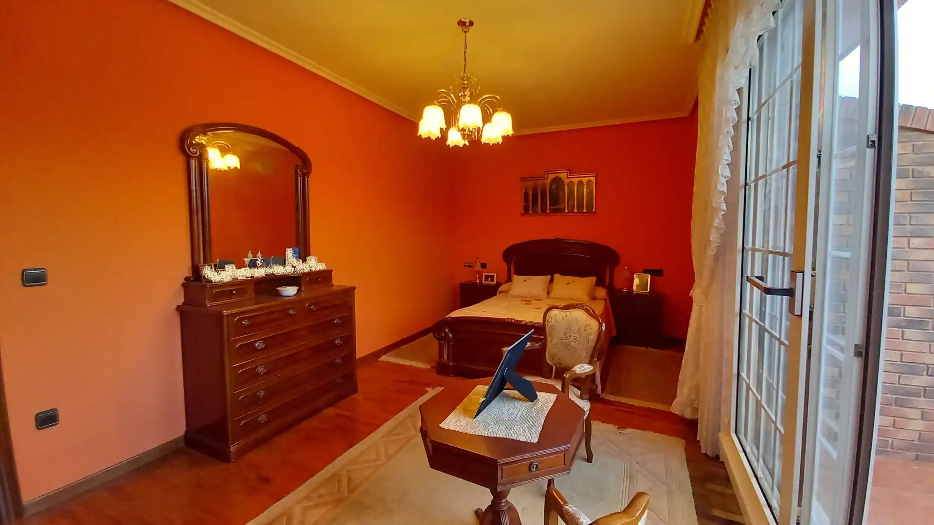 Bedroom of Houses for sale in Castrillón  with Heating, Private garden and Parquet flooring