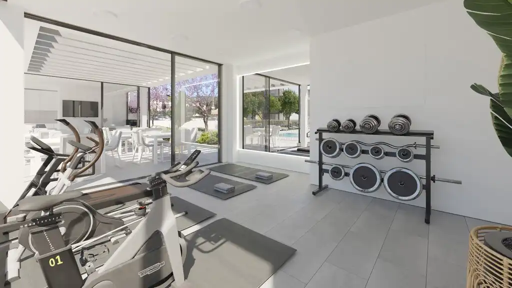 Sala d'estar de Apartament en venda en Calvià amb Aire condicionat, Calefacció i Terrassa