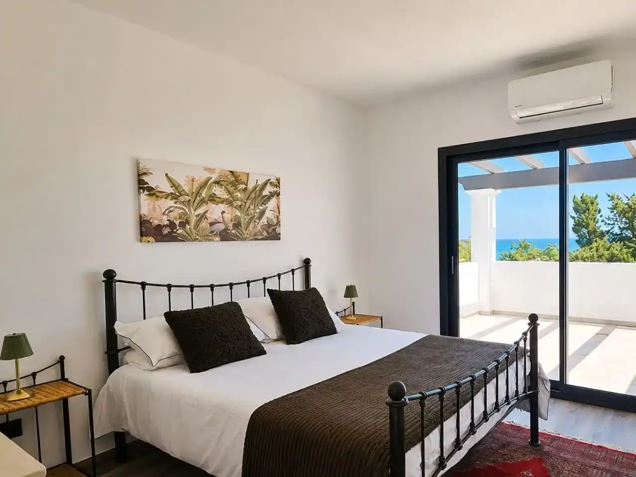 Schlafzimmer von Maisonette zum Verkauf in Mojácar mit Klimaanlage, Schwimmbad und Balkon
