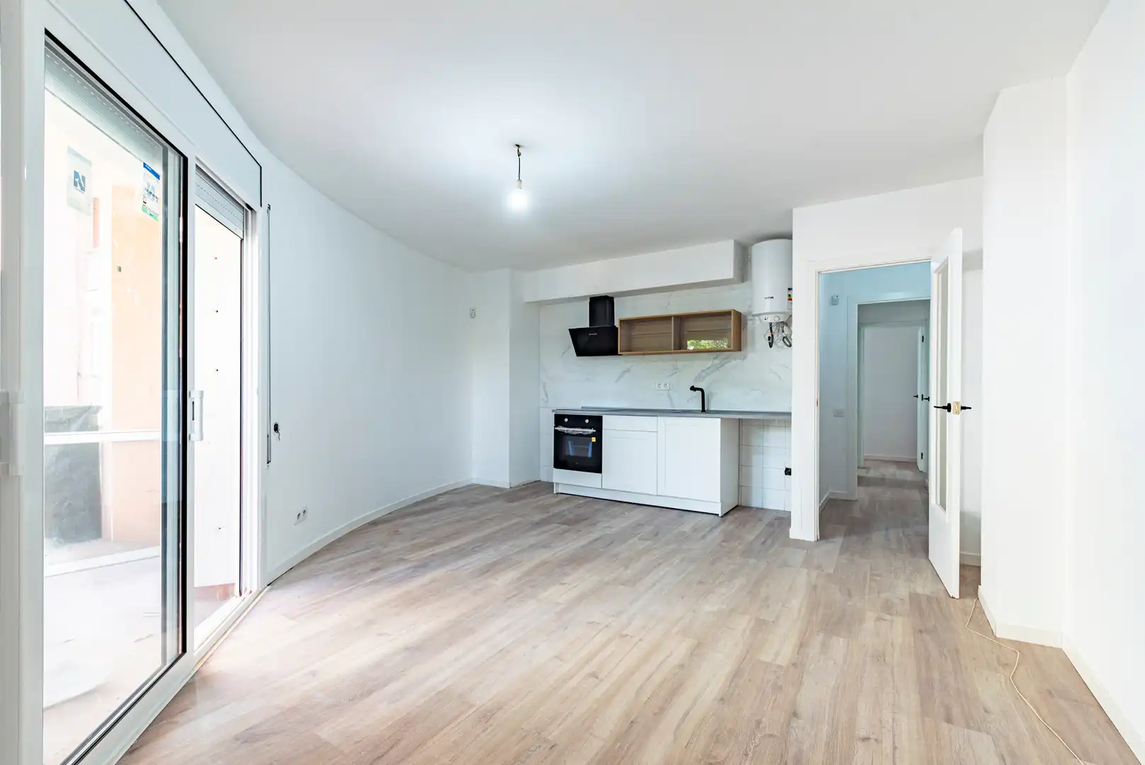 Küche von Wohnung zum Verkauf in Mataró mit Parkett, Terrasse und Balkon