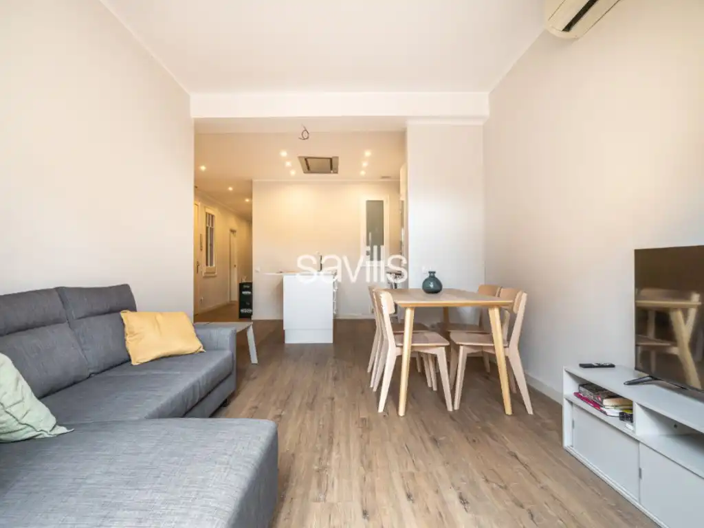Sala de estar de Apartamento en venta en Barcelona