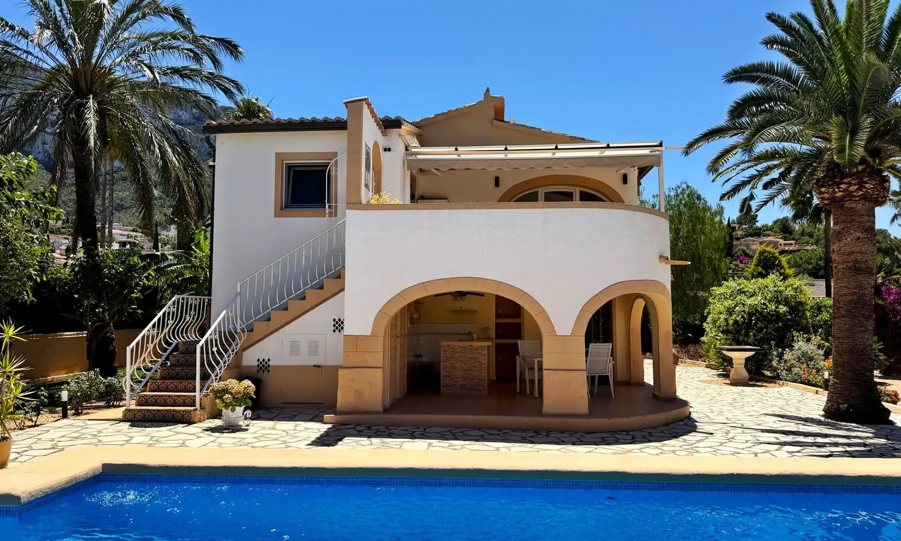 Vista exterior de Casa o chalet en venta en Dénia con Aire acondicionado, Calefacción y Jardín privado