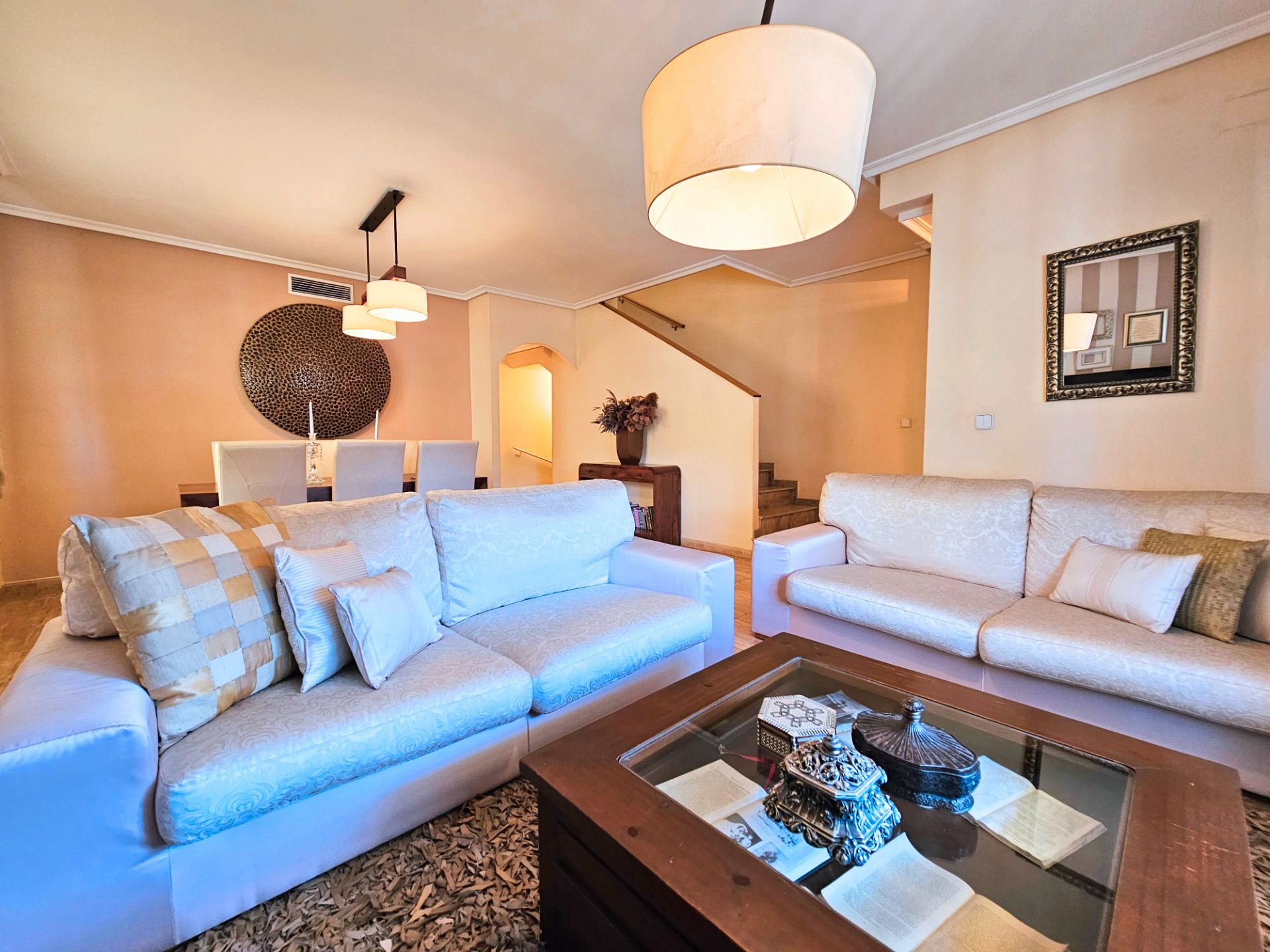 Sala d'estar de Casa adosada en venda en Cartagena amb Aire condicionat, Calefacció i Jardí privat