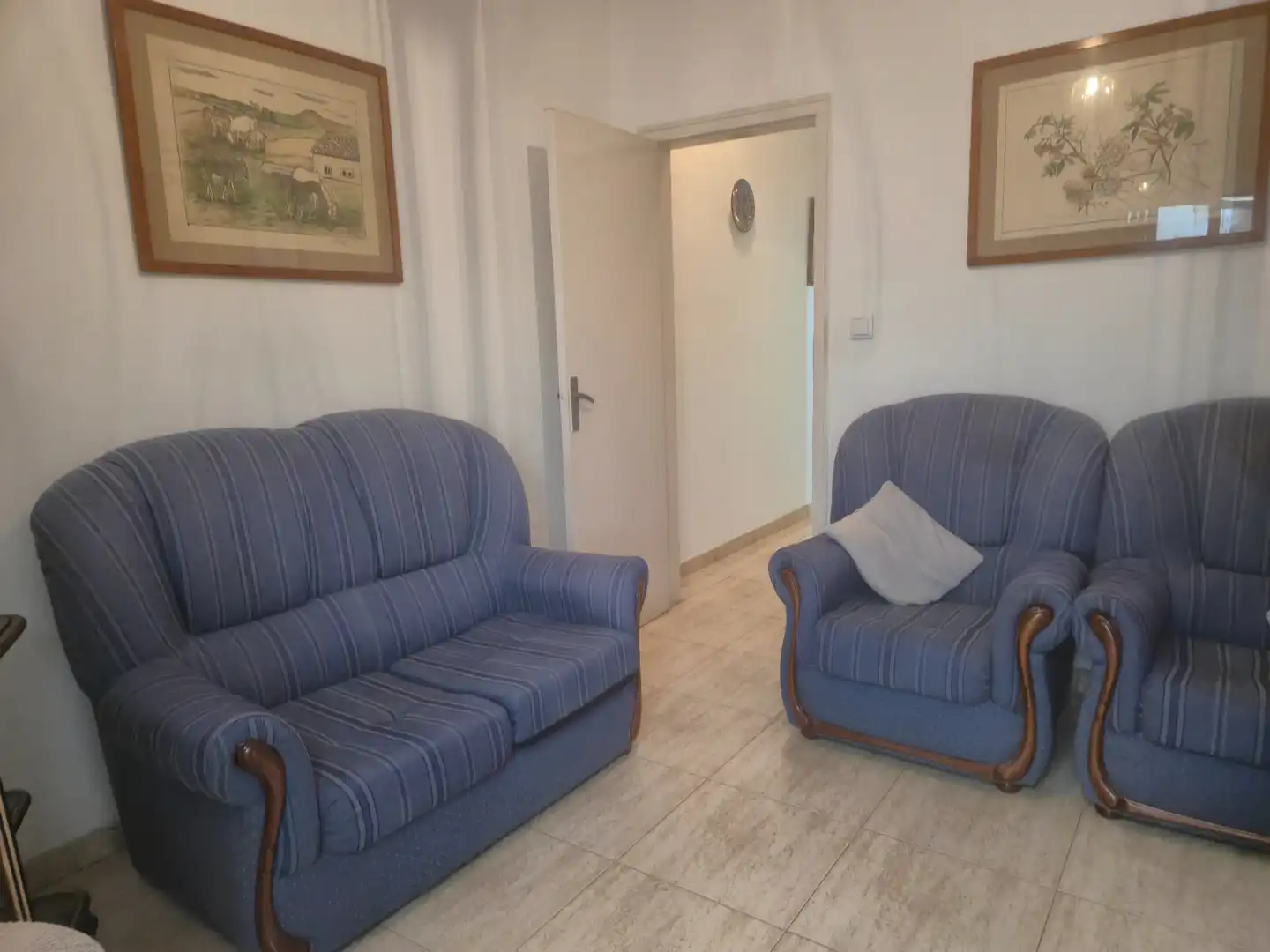 Wohnzimmer von Erdgeschoss zum Verkauf in Mataró mit Terrasse und Möbliert