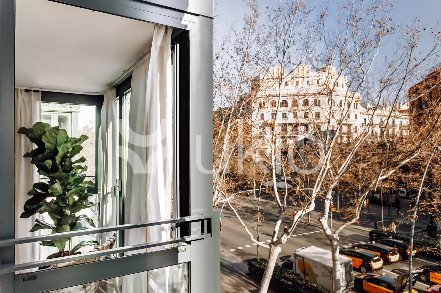 Terrassa de Apartament de lloguer en Barcelona amb Aire condicionat, Calefacció i Moblat