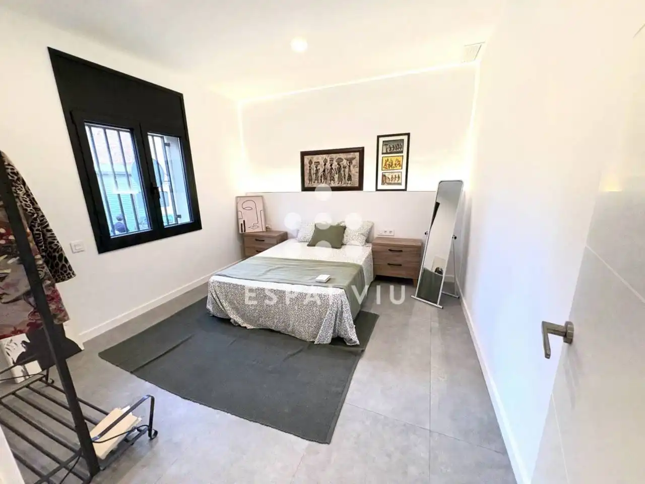 Schlafzimmer von Haus oder Chalet zum Verkauf in Terrassa mit Klimaanlage, Heizung und Privatgarten