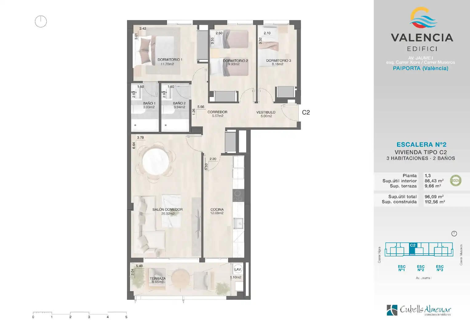 Wohnung zum Verkauf in Carrer Jaume I, 35, Metro - Auditorio