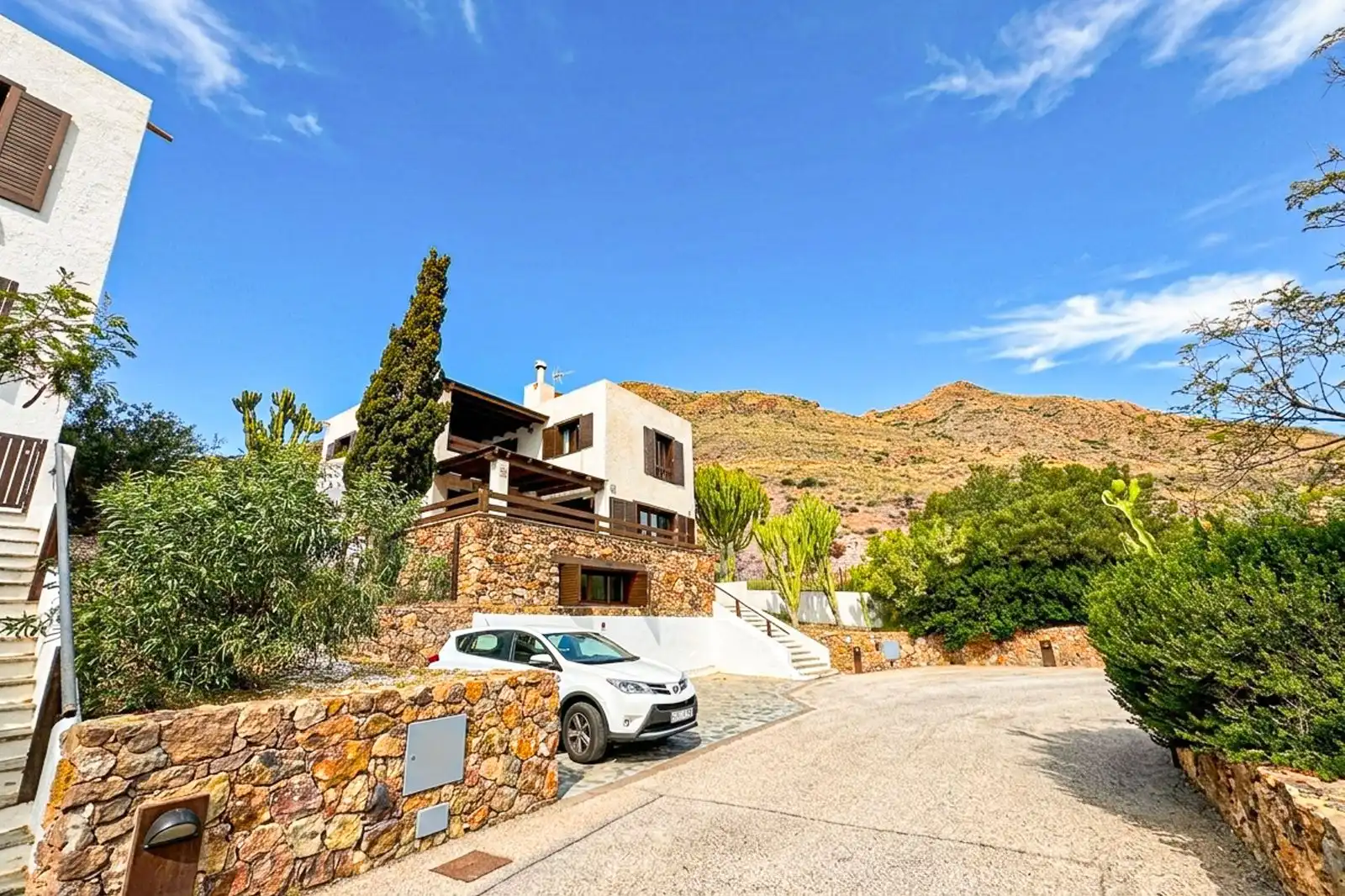 Exterior view of Houses for sale in Níjar  with Terrace, Storage room and Swimming Pool