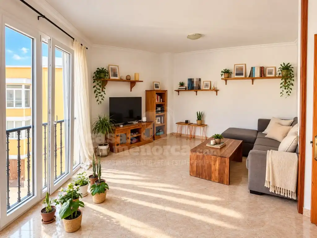 Sala d'estar de Pis en venda en Ciutadella de Menorca amb Aire condicionat