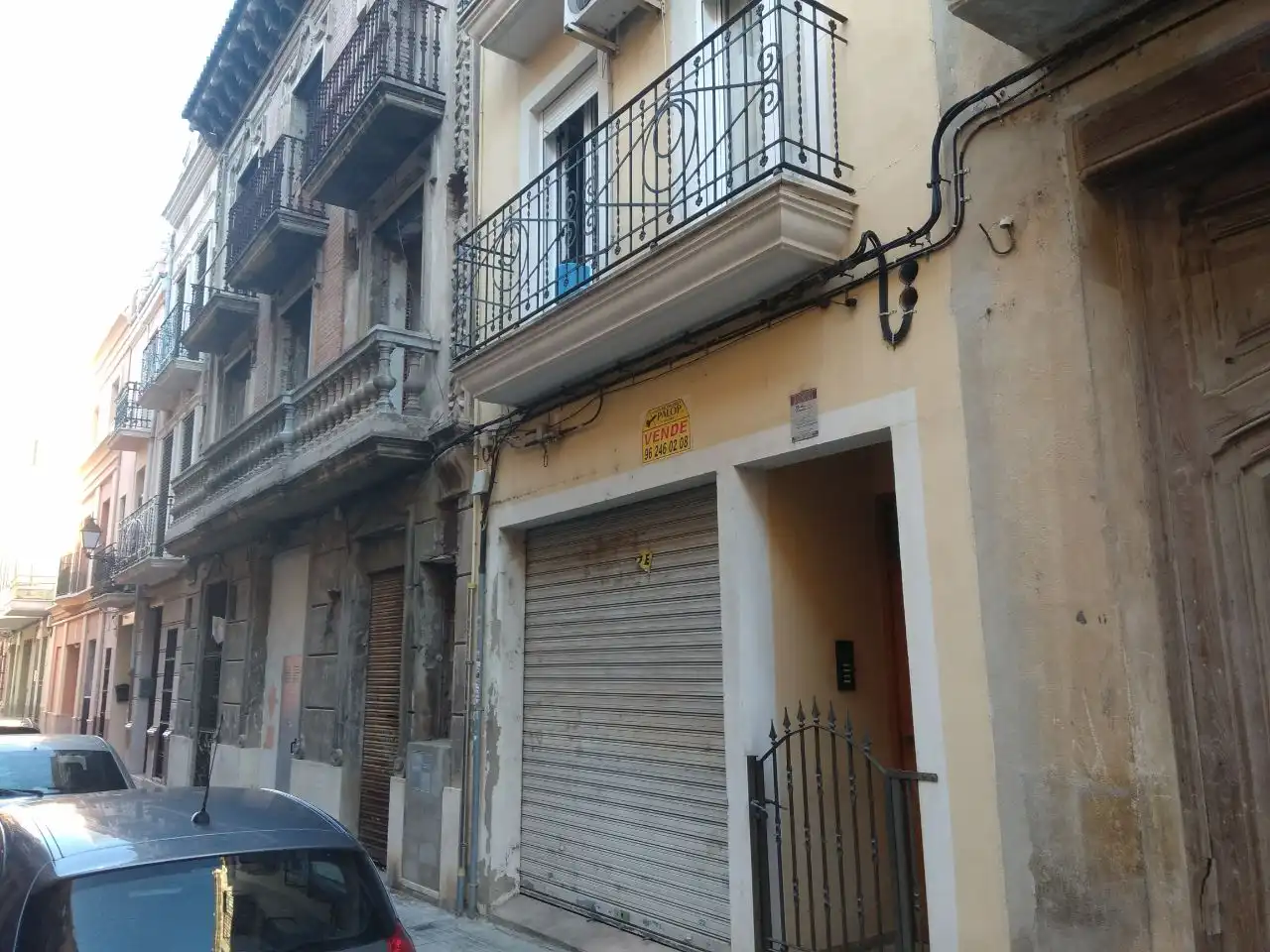 Vista exterior de Local en venta en Carcaixent