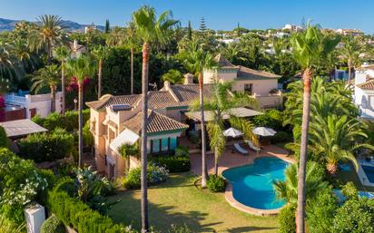 Exterior view of House or chalet for sale in Marbella  with Air Conditioner, Private garden and Terrace